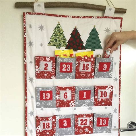 Cloth Advent Calendar Pockets